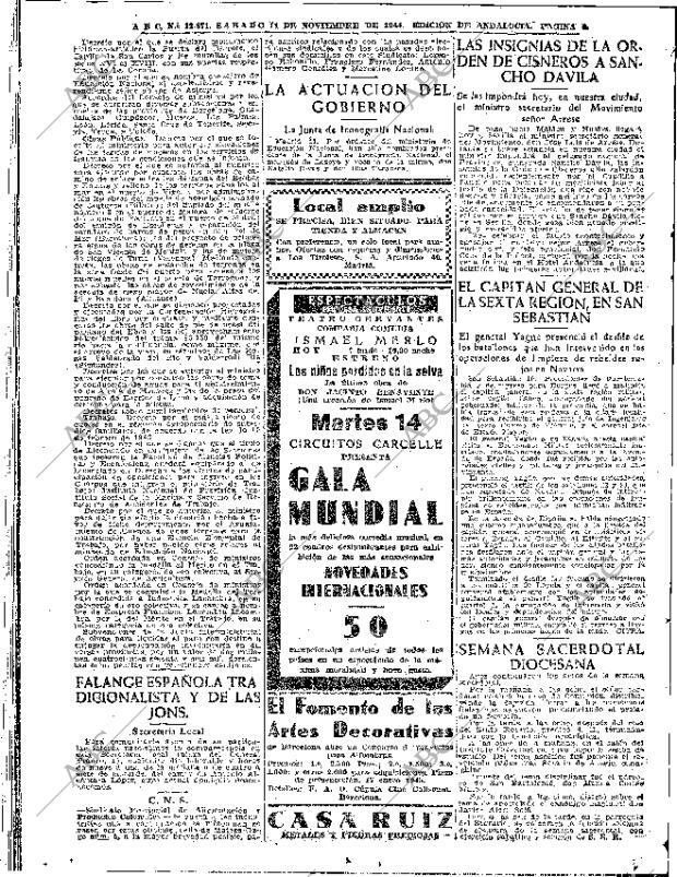 ABC SEVILLA 11-11-1944 página 4