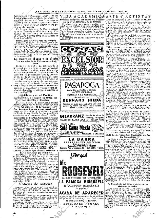 ABC MADRID 12-11-1944 página 21