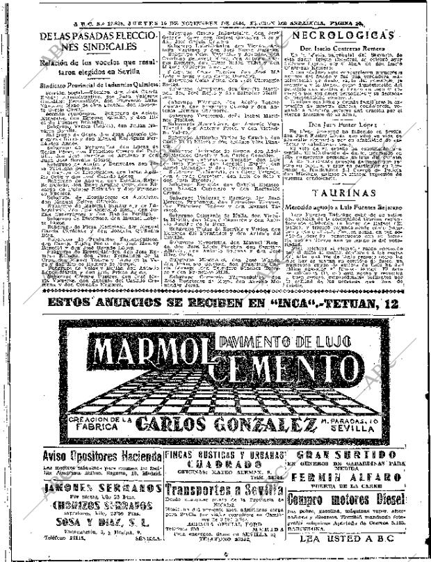 ABC SEVILLA 16-11-1944 página 10