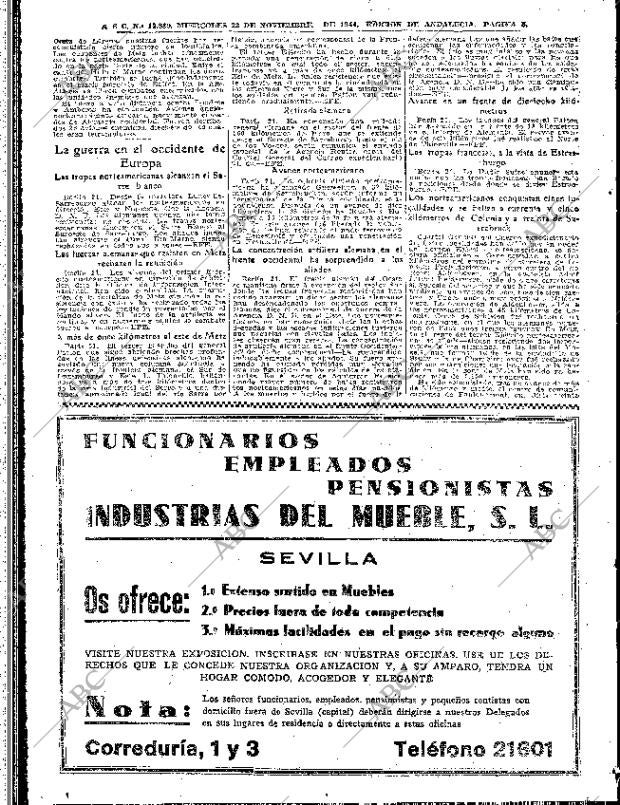 ABC SEVILLA 22-11-1944 página 8