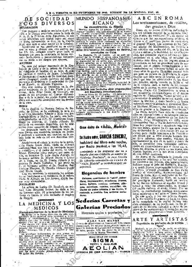 ABC MADRID 24-11-1944 página 13