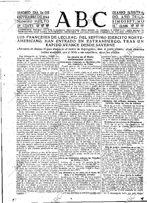ABC MADRID 24-11-1944 página 7