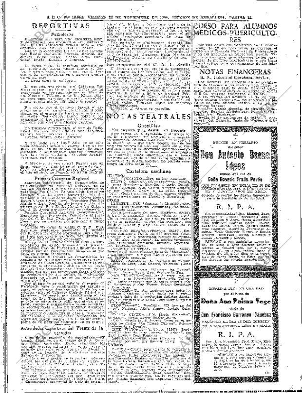 ABC SEVILLA 24-11-1944 página 12