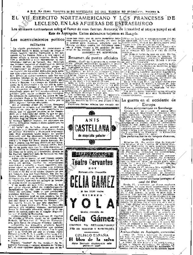 ABC SEVILLA 24-11-1944 página 5