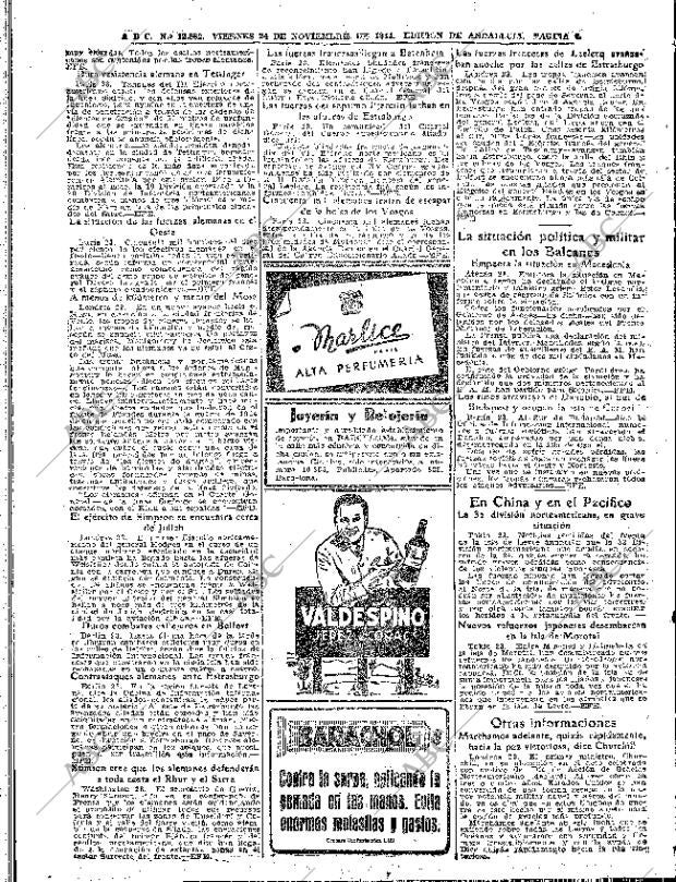 ABC SEVILLA 24-11-1944 página 6