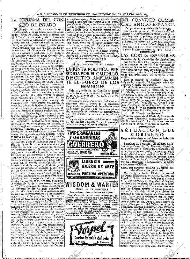 ABC MADRID 25-11-1944 página 10