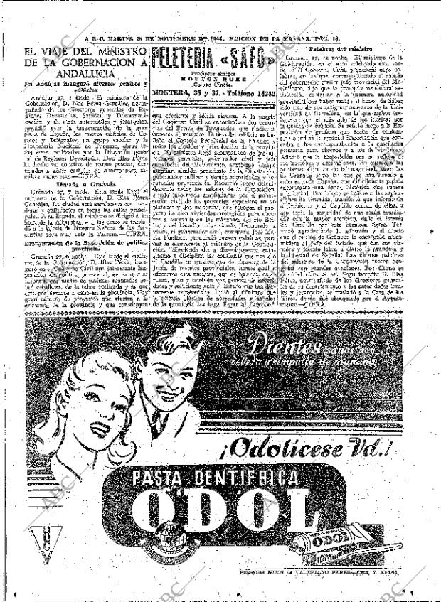 ABC MADRID 28-11-1944 página 18