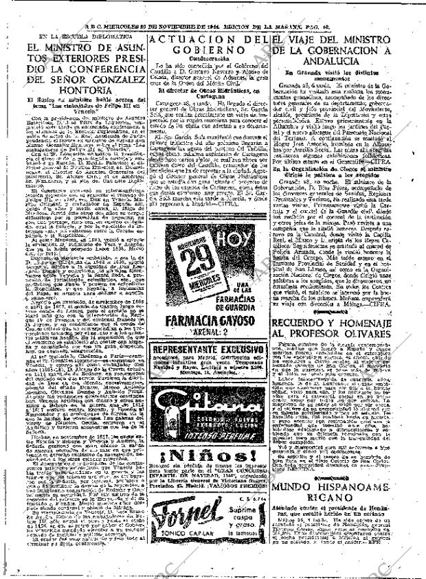 ABC MADRID 29-11-1944 página 10