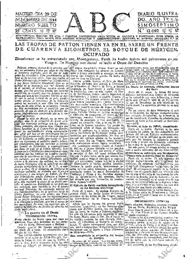 ABC MADRID 29-11-1944 página 7