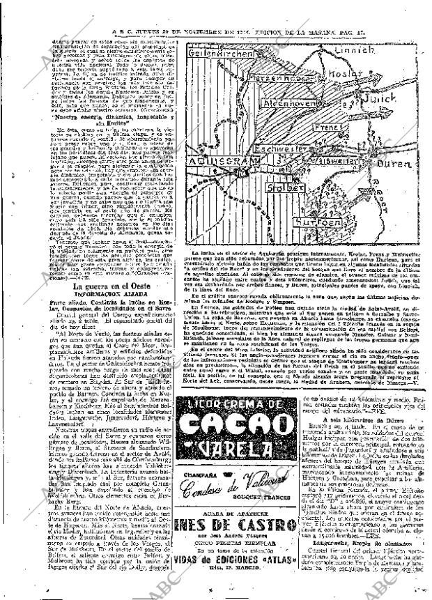 ABC MADRID 30-11-1944 página 17