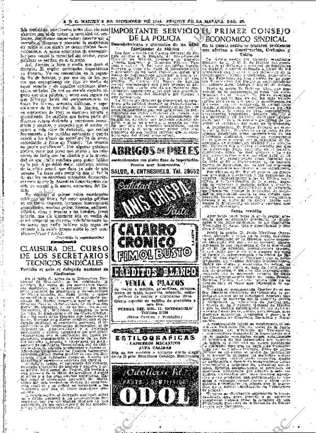 ABC MADRID 05-12-1944 página 22