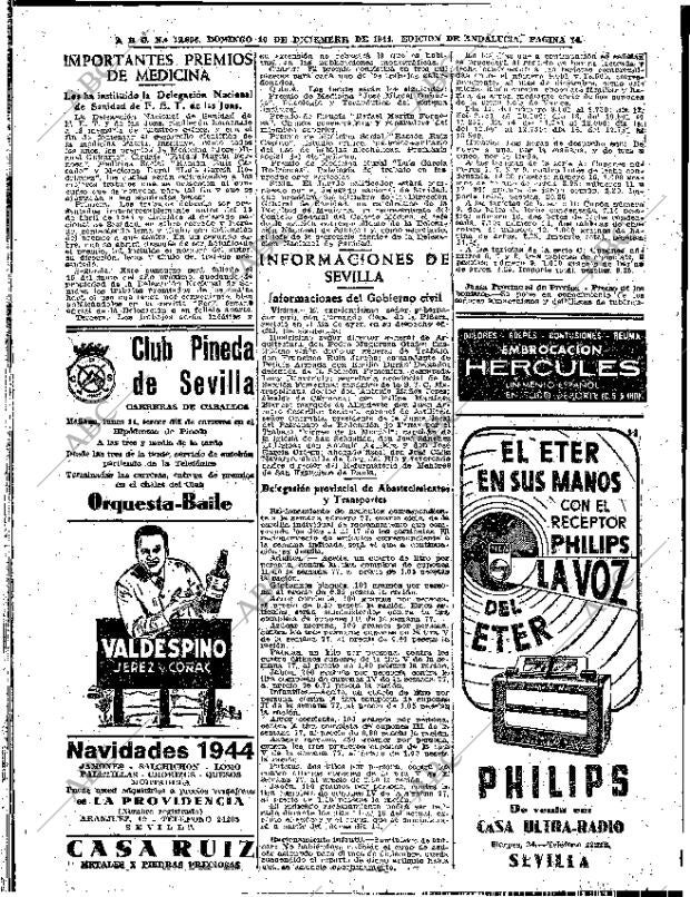 ABC SEVILLA 10-12-1944 página 14