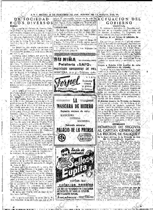 ABC MADRID 12-12-1944 página 20