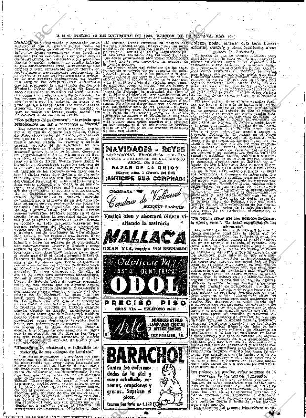 ABC MADRID 16-12-1944 página 16
