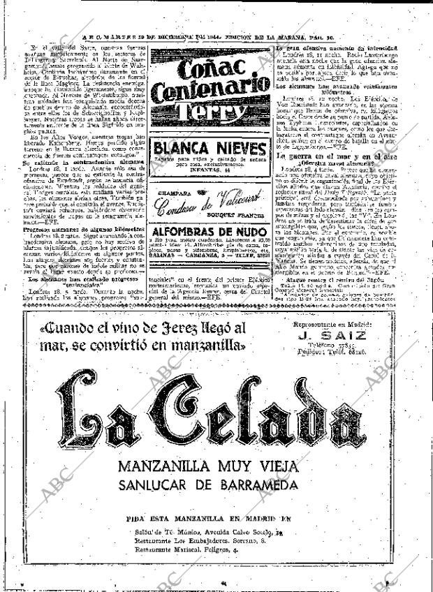ABC MADRID 19-12-1944 página 16
