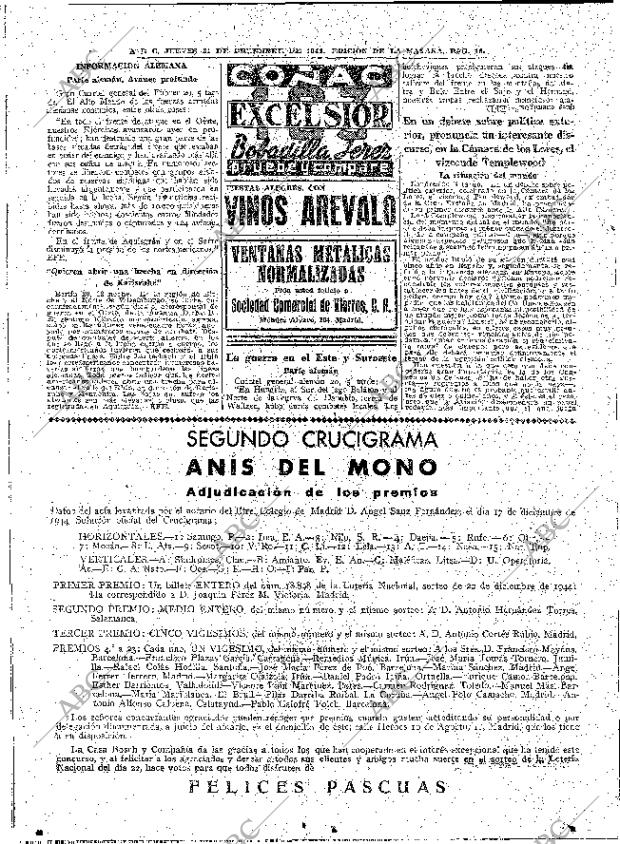 ABC MADRID 21-12-1944 página 16
