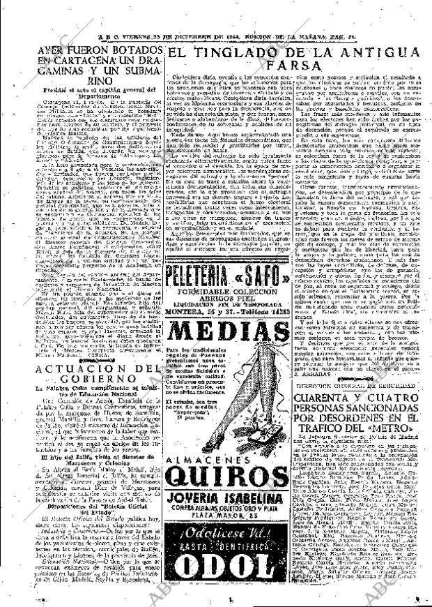 ABC MADRID 22-12-1944 página 11