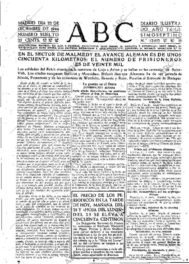 ABC MADRID 22-12-1944 página 7