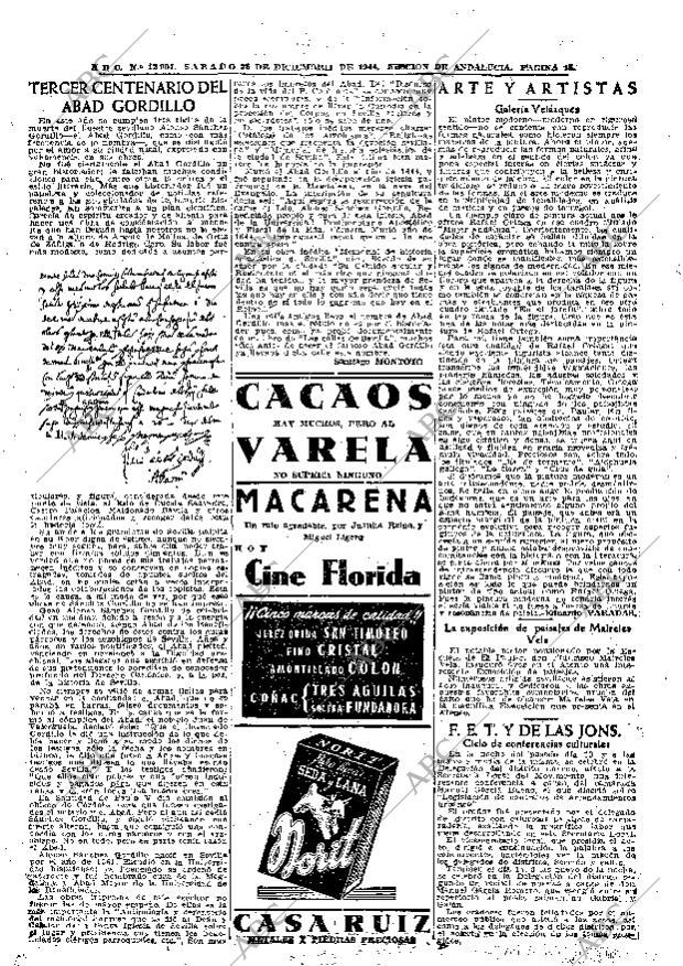 ABC SEVILLA 23-12-1944 página 15