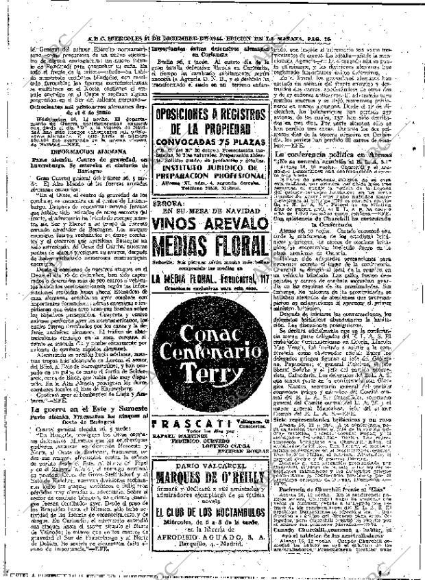 ABC MADRID 27-12-1944 página 16