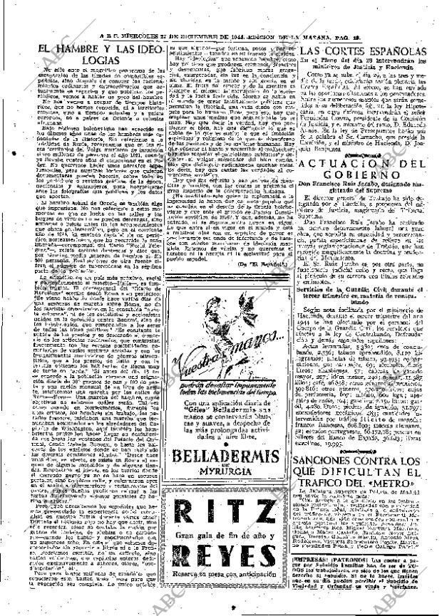 ABC MADRID 27-12-1944 página 19
