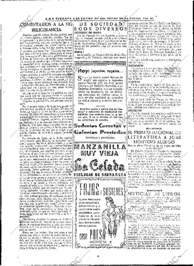 ABC MADRID 05-01-1945 página 21