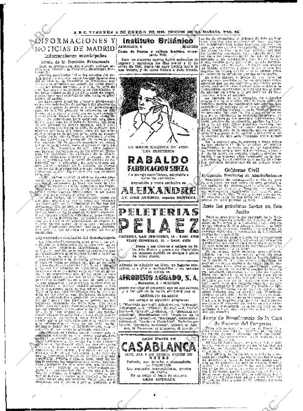 ABC MADRID 05-01-1945 página 24