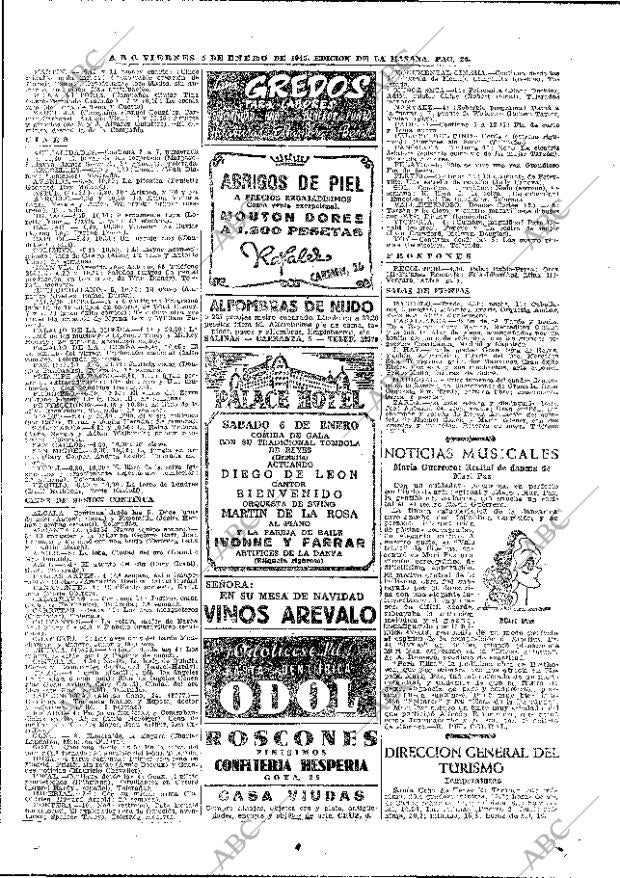 ABC MADRID 05-01-1945 página 26