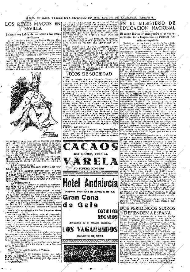 ABC SEVILLA 05-01-1945 página 9