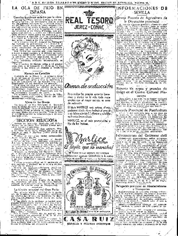 ABC SEVILLA 06-01-1945 página 11