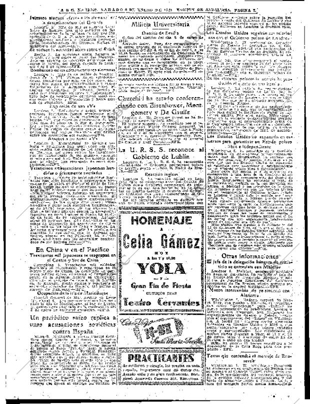 ABC SEVILLA 06-01-1945 página 7