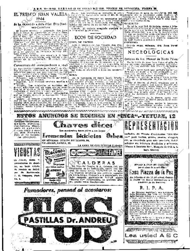 ABC SEVILLA 13-01-1945 página 12