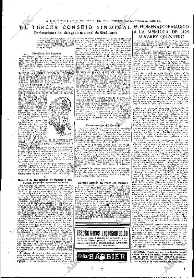 ABC MADRID 14-01-1945 página 37