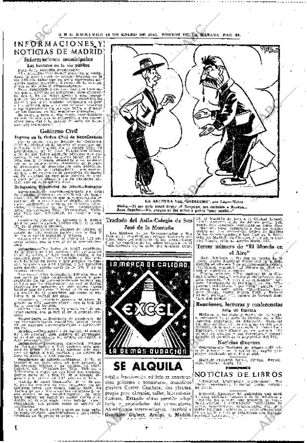 ABC MADRID 14-01-1945 página 38