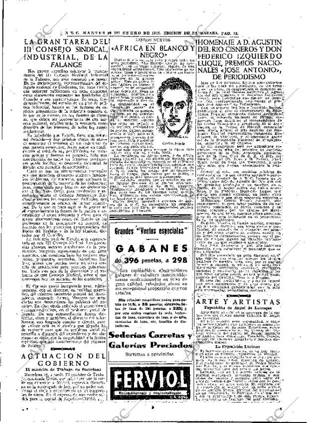 ABC MADRID 16-01-1945 página 11