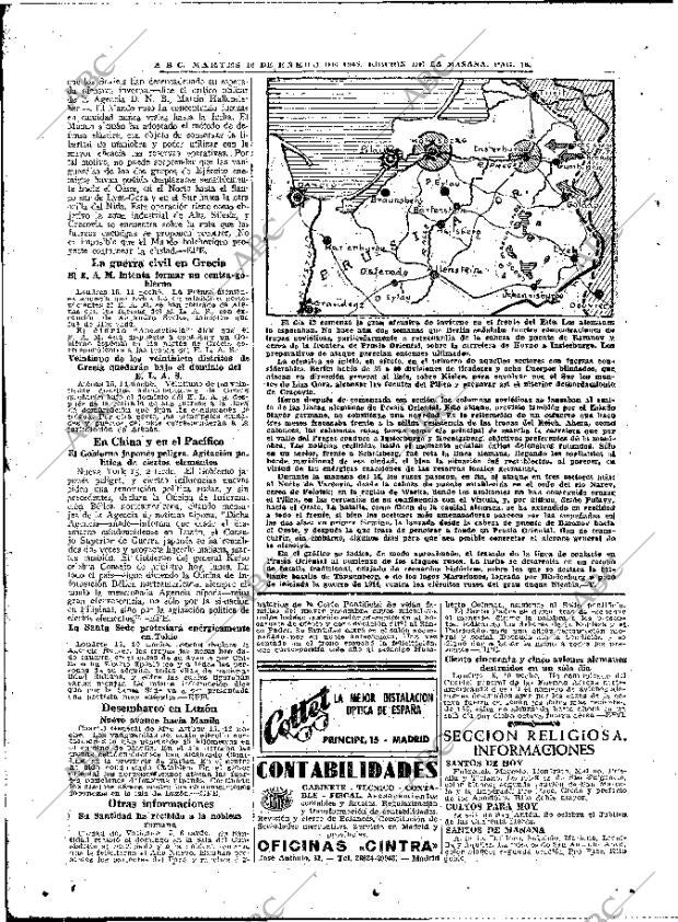 ABC MADRID 16-01-1945 página 16