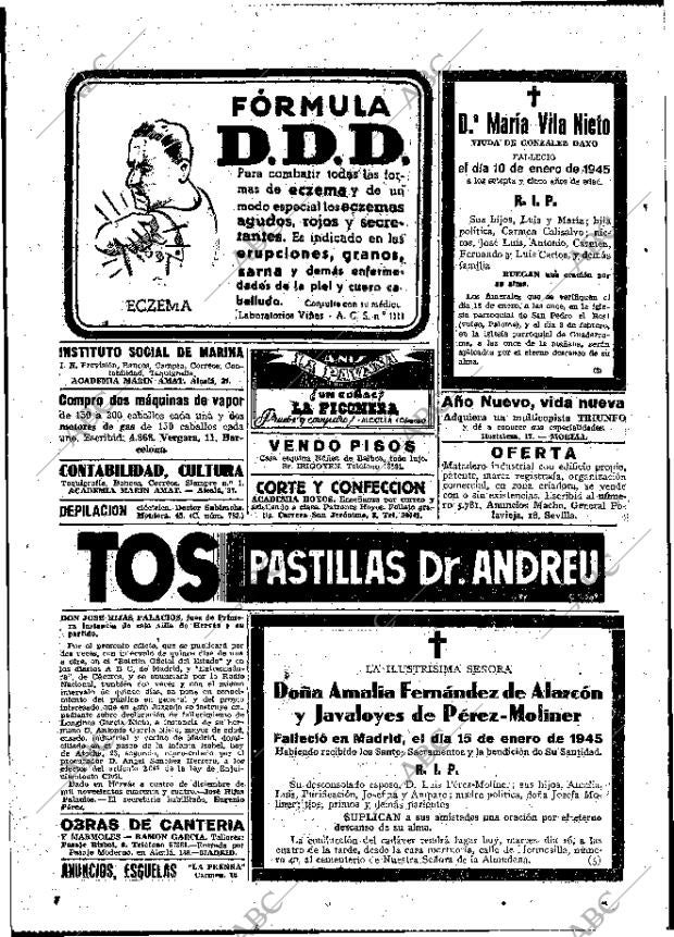 ABC MADRID 16-01-1945 página 22