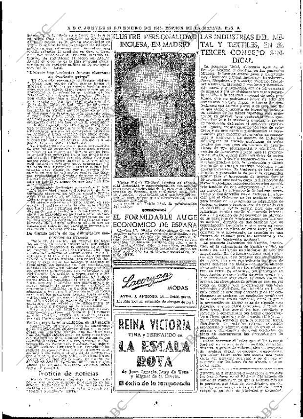 ABC MADRID 18-01-1945 página 9