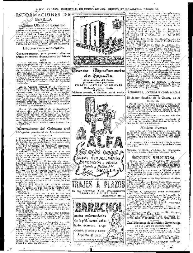 ABC SEVILLA 21-01-1945 página 15