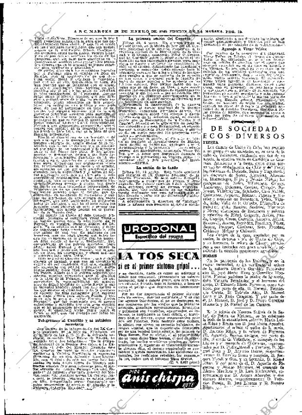 ABC MADRID 23-01-1945 página 12