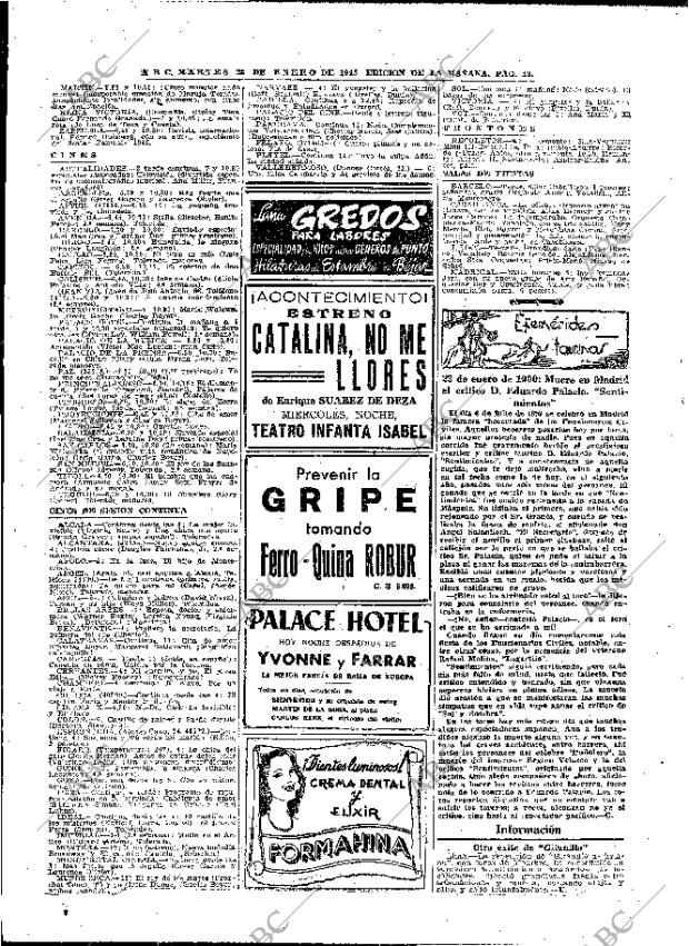ABC MADRID 23-01-1945 página 18