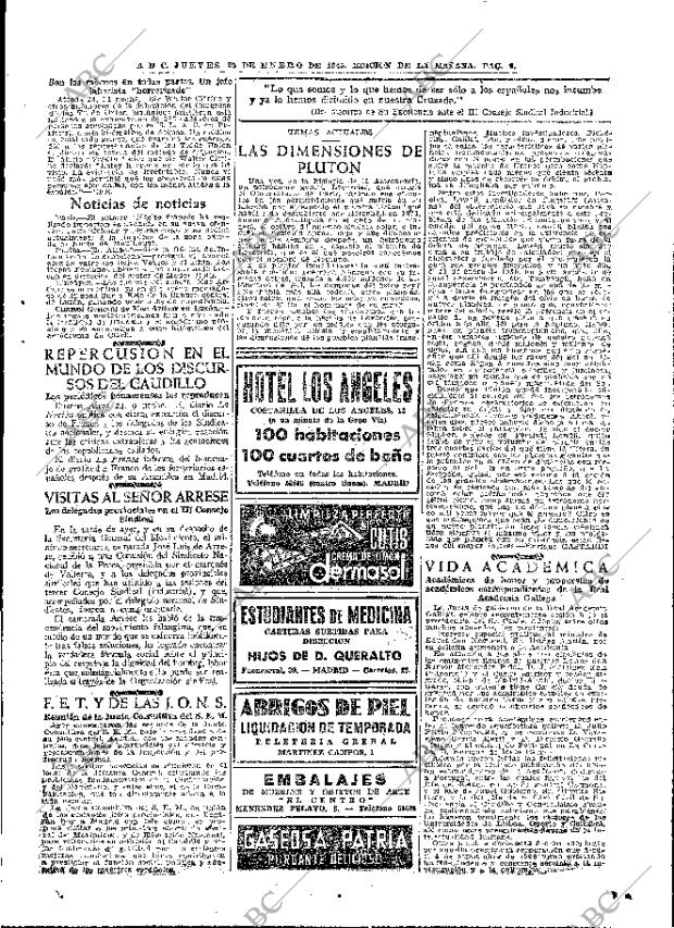 ABC MADRID 25-01-1945 página 9