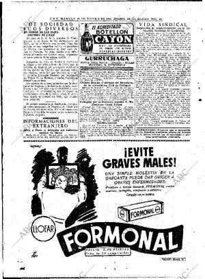 ABC MADRID 30-01-1945 página 14