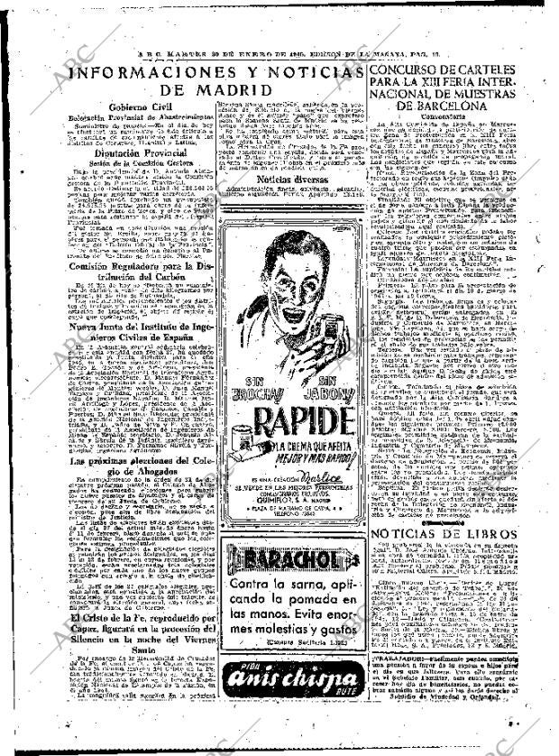 ABC MADRID 30-01-1945 página 18