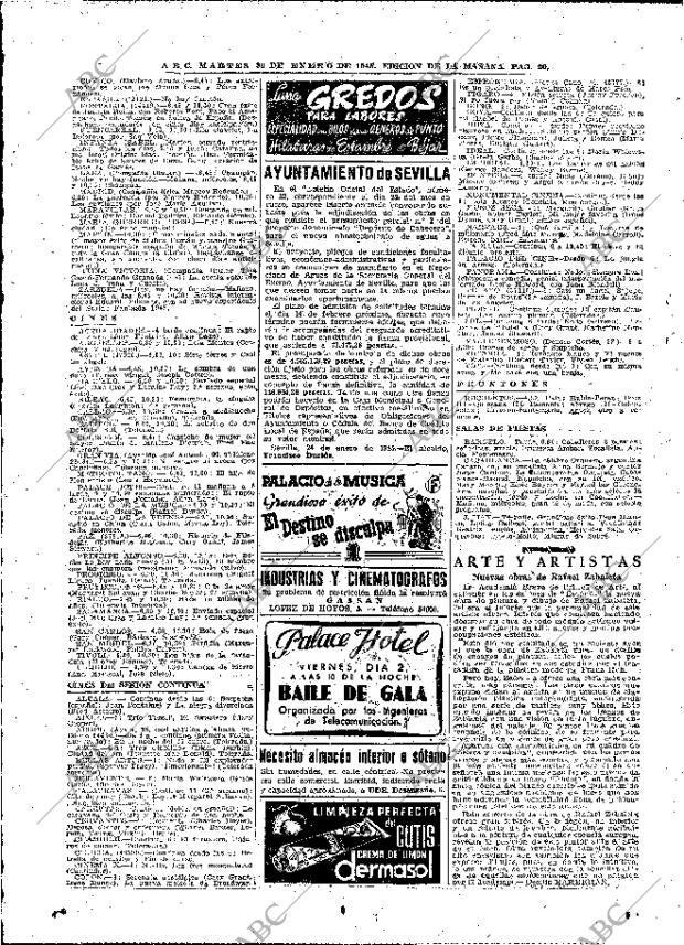 ABC MADRID 30-01-1945 página 20