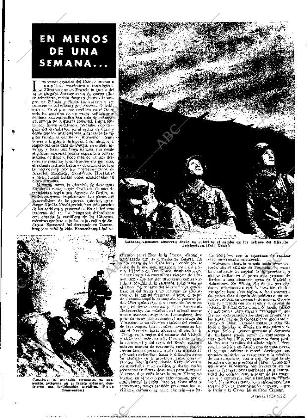 ABC MADRID 30-01-1945 página 5