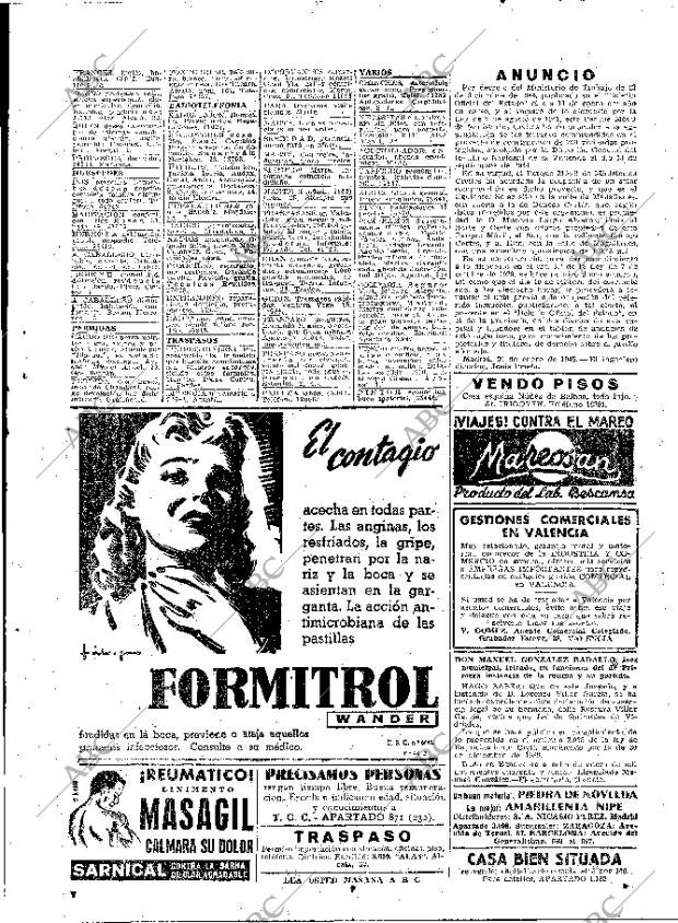 ABC MADRID 31-01-1945 página 21