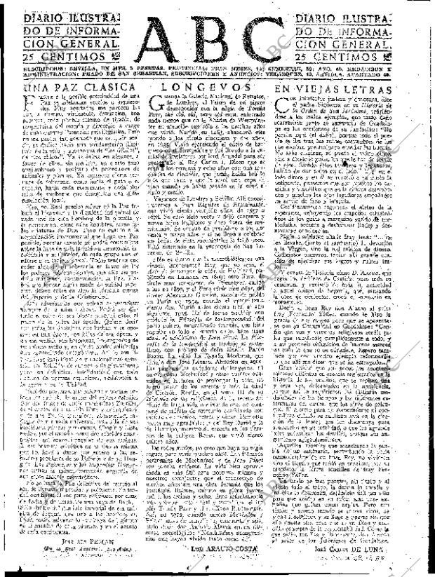 ABC SEVILLA 31-01-1945 página 3