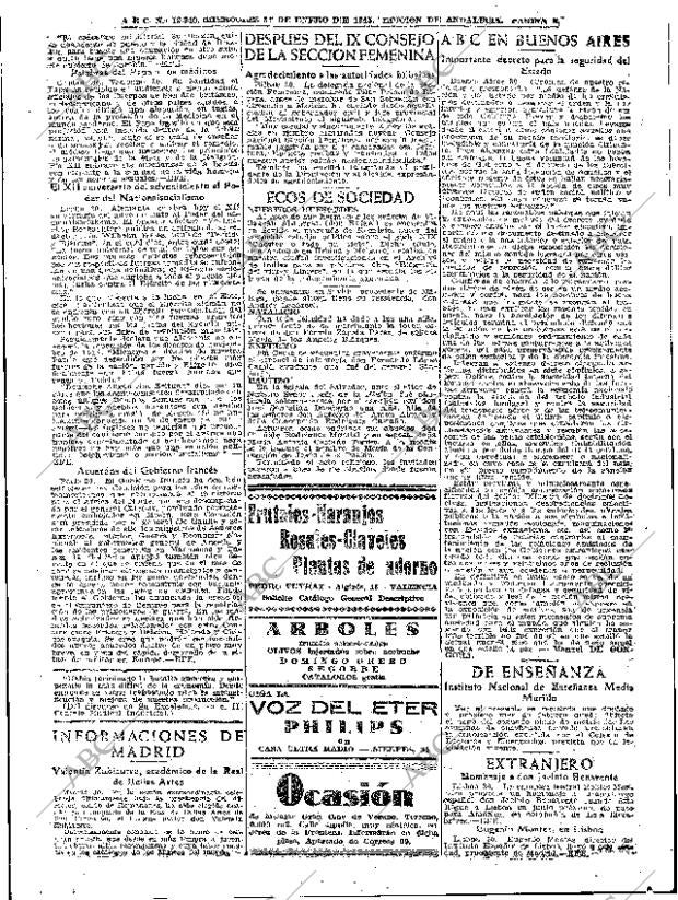 ABC SEVILLA 31-01-1945 página 8