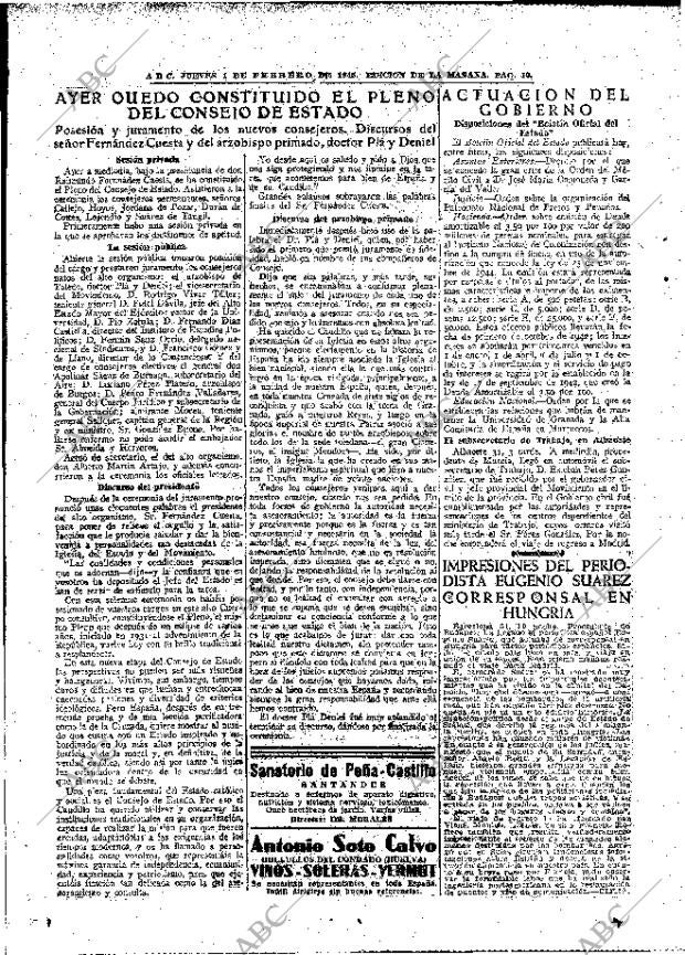 ABC MADRID 01-02-1945 página 10